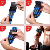 4Pcs Blood Flow Bands for Lean Muscle Gain Fast Arms Legs Fitness Exercise Muscle Growth Anti Slip for Men Women ‎SportQ