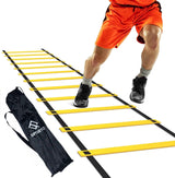 SportQ 12 Training Speed Ladder 6M with Carry Bag for Soccer Ball Speed Training Exercise Fitness ‎SportQ