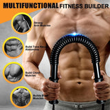 Exercise with SportQPower Twister Premium Arm and Chest Strengthening Stick – Ergonomic Non-Slip Grip, Resistances from 20-60kg, Carbon Steel ‎SportQ
