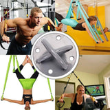 SportQ X-Mount for TRX and Sports Bands – Strong Iron with 4 Mounting Screws – Wall or Ceiling Mount – Heavy Loads, Resistance Workouts, Aerial Yoga ‎SportQ