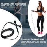 SportQ Skipping Rope for Men and Women with Zipper Speed Intensification Speed Jump Rope Adjustable Height for Kids Women Girls Jump Rope for Jumping Workout Gym Fitness ‎SportQ