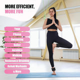 Adjustable Pilates Rings Set for Men and Women, Strong Arm and Leg Weights Wearable 2 Pack (0.5 lb Each) for Walking, Yoga, Dance, Bar, Gym, Pilates, Walking ‎SportQ