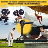 SportQ Forearm & Wrist Strengthener - Metal Roller with Adjustable Nylon Strap to Improve Arm Strength, Wrist & Forearm Exercise, Grip & Flexibility – Suitable for Dumbbells & Weights ‎SportQ
