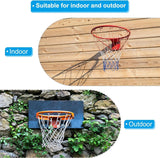 SportQWall Mounted Basketball Hoop, Double Design for Extra Endurance for Indoor & Outdoor, Elevate Your Performance with Double Professional Basketball Hoop, 45 cm SportQ