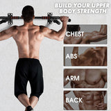 SportQ® Wall Pull Up Bar Wall Mounted Pull Up Bar Fitness Trainer Pull Up Portable Wall Mounted Exercise Equipment for Home Fitness ‎SportQ