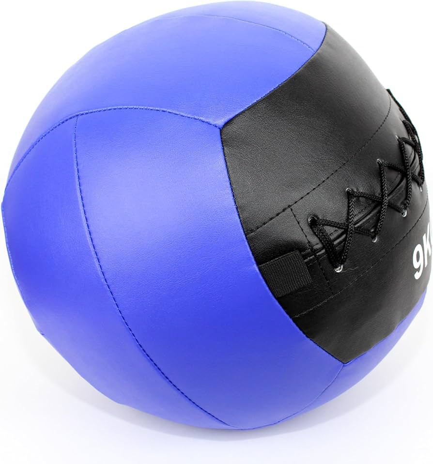 كرة جيم Wall Ball احترافية – من 2 كجم إلى 12 كجم – كرة تمارين CrossFit وباور – خامة PVC قوية مع قبضة مريحة – مناسبة للتمارين المنزلية والجيم