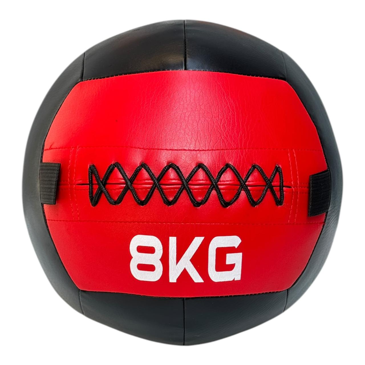 كرة جيم Wall Ball احترافية – من 2 كجم إلى 12 كجم – كرة تمارين CrossFit وباور – خامة PVC قوية مع قبضة مريحة – مناسبة للتمارين المنزلية والجيم