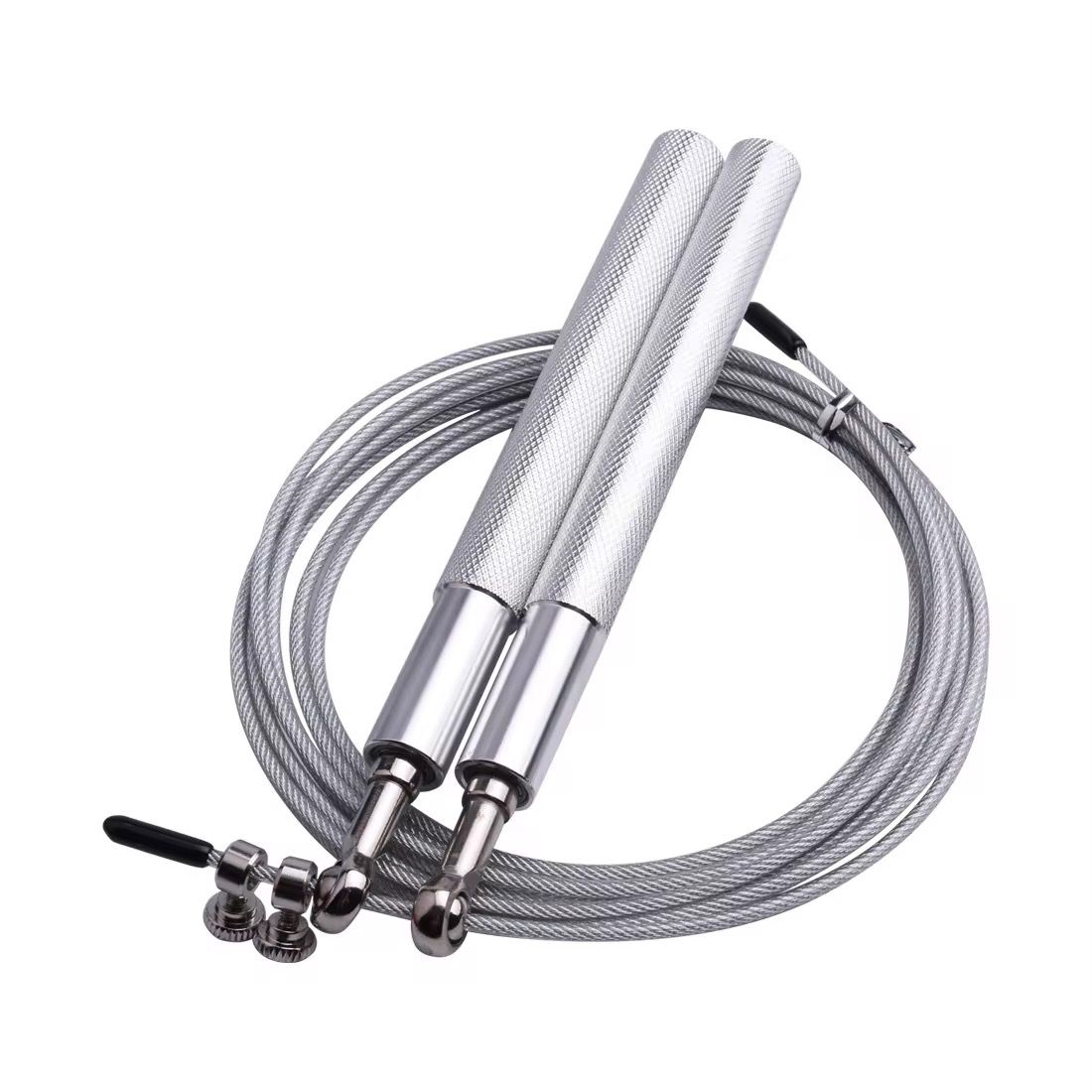 SportQ Speed Jump Rope – Adjustable Steel Wire with Light Aluminum Handles | Ideal for Crossfit, Boxing & Cardio Workouts | Suitable for Men and Women – Multiple Colors
