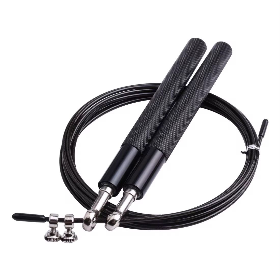 SportQ Speed Jump Rope – Adjustable Steel Wire with Light Aluminum Handles | Ideal for Crossfit, Boxing & Cardio Workouts | Suitable for Men and Women – Multiple Colors