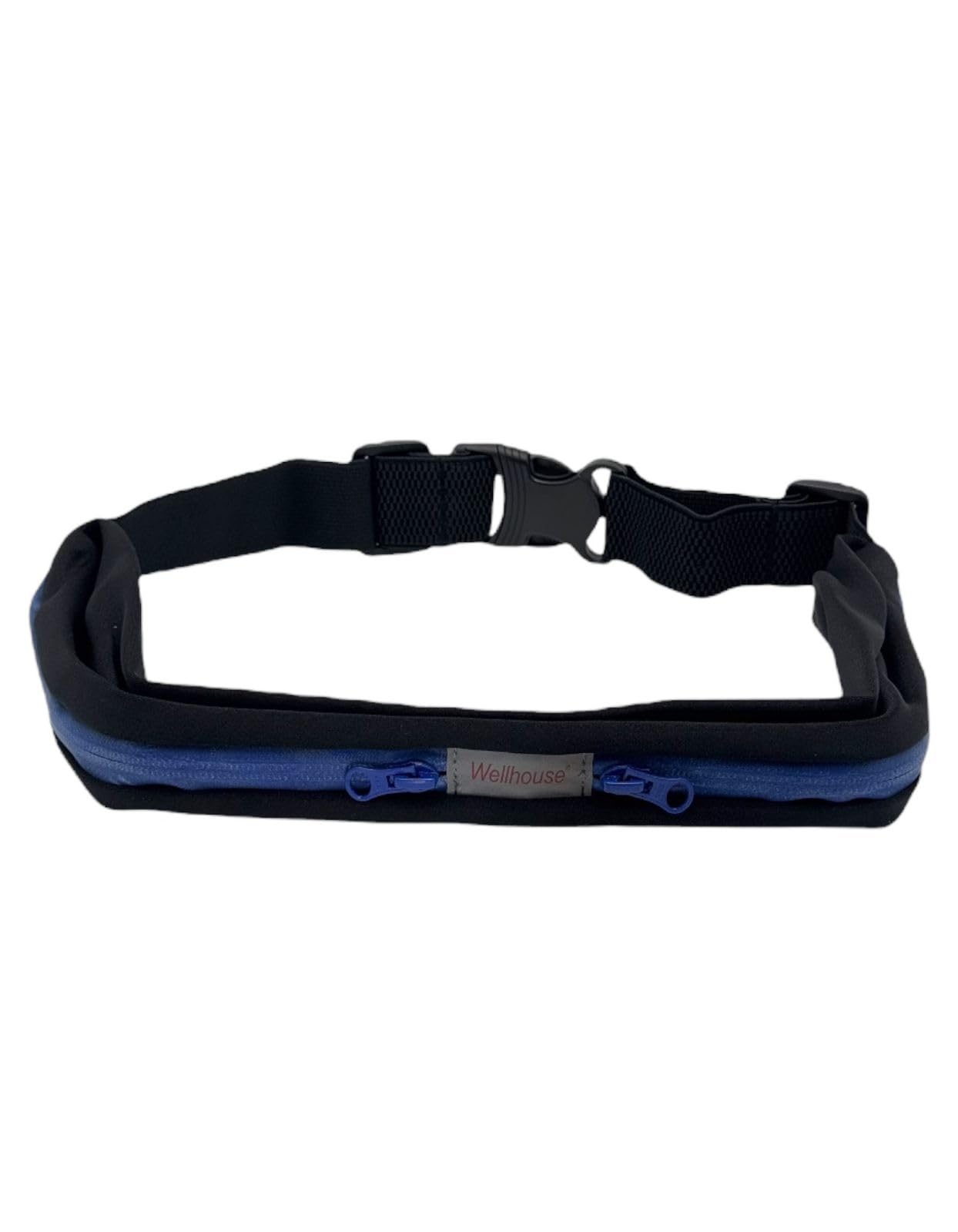 Adjustable running waist belt with secure zip pockets for phone and essentials, designed for jogging, workouts, and outdoor fitness activities.
حزام خصر رياضي قابل للتعديل بجيوب بسوستة لحمل الهاتف والمفاتيح، مناسب للجري والتمارين والأنشطة الرياضية الخارجية.