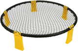 Round skill rebounder net with elevated stable legs, designed for controlled ball return, coordination drills, and individual sports training.
شبكة ارتداد دائرية بأرجل ثابتة مرتفعة، مصممة لإرجاع الكرة بشكل منتظم وتحسين التناسق وتمارين المهارات الفردية.