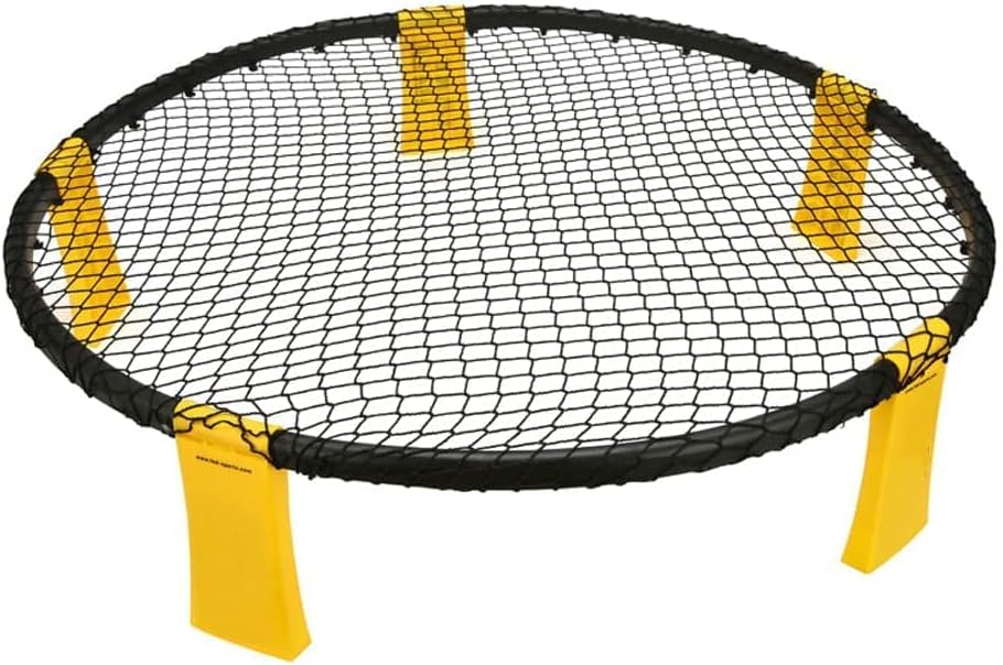 Round skill rebounder net with elevated stable legs, designed for controlled ball return, coordination drills, and individual sports training.
شبكة ارتداد دائرية بأرجل ثابتة مرتفعة، مصممة لإرجاع الكرة بشكل منتظم وتحسين التناسق وتمارين المهارات الفردية.