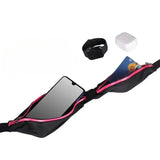 Slim running belt with expandable zip pocket for phone, cards, and small essentials, designed for comfortable workouts and active movement.
حزام جري نحيف بجيب بسوستة قابل للتوسيع لحمل الهاتف والكروت والأغراض الصغيرة، مصمم للراحة أثناء التمارين والحركة.